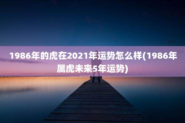 1986年的虎在2021年运势怎么样(1986年属虎未来5年运势)