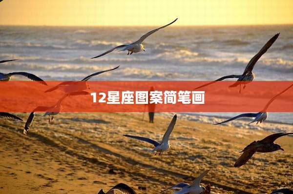 12星座图案简笔画