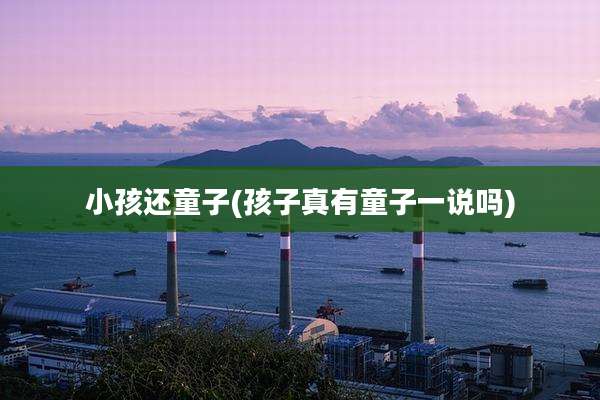 小孩还童子(孩子真有童子一说吗)