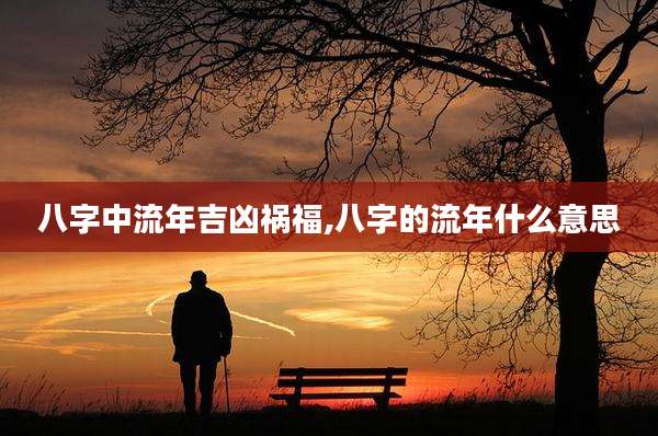 八字中流年吉凶祸福,八字的流年什么意思