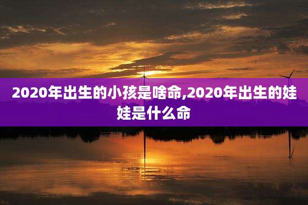2020年出生的小孩是啥命,2020年出生的娃娃是什么命