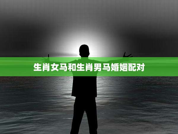 生肖女马和生肖男马婚姻配对