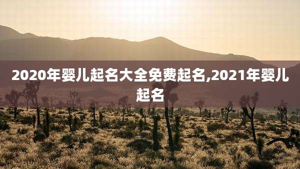 2020年婴儿起名大全免费起名,2021年婴儿起名
