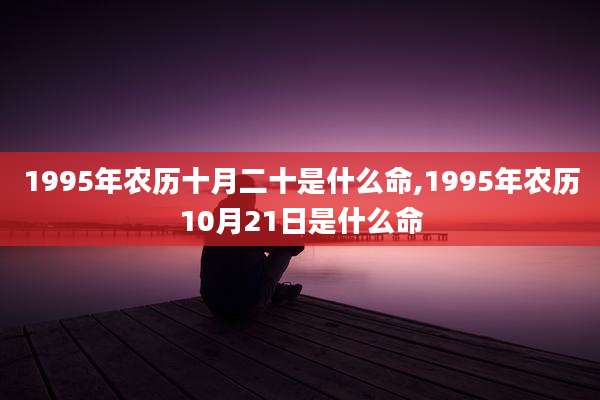 1995年农历十月二十是什么命,1995年农历10月21日是什么命