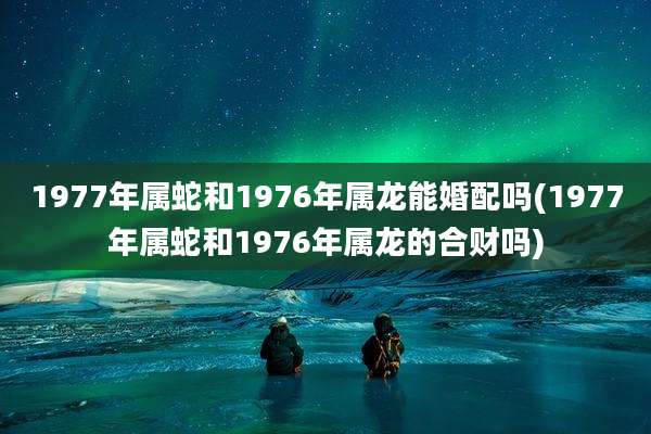1977年属蛇和1976年属龙能婚配吗(1977年属蛇和1976年属龙的合财吗)