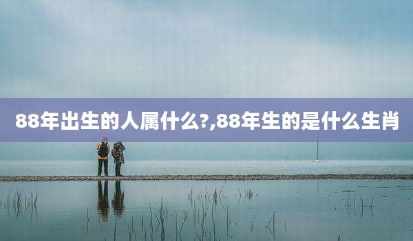 88年出生的人属什么?,88年生的是什么生肖