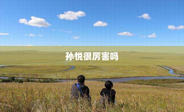 孙悦很厉害吗