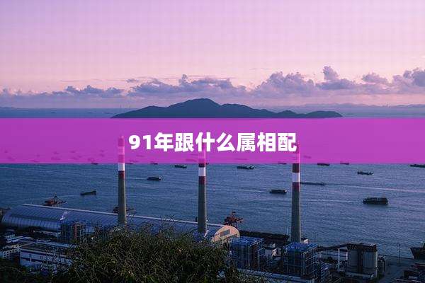 91年跟什么属相配