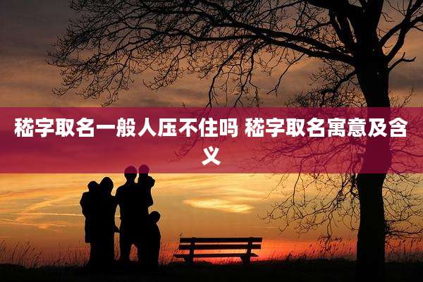嵇字取名一般人压不住吗 嵇字取名寓意及含义