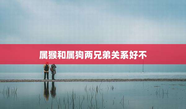 属猴和属狗两兄弟关系好不