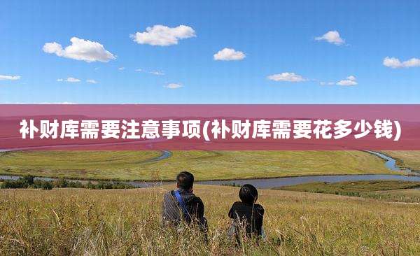 补财库需要注意事项(补财库需要花多少钱)