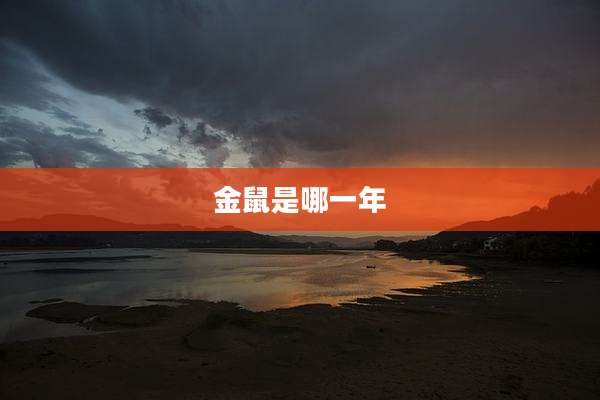 金鼠是哪一年