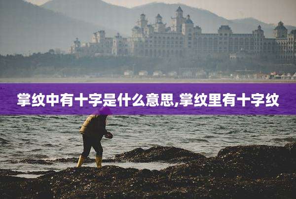 掌纹中有十字是什么意思,掌纹里有十字纹