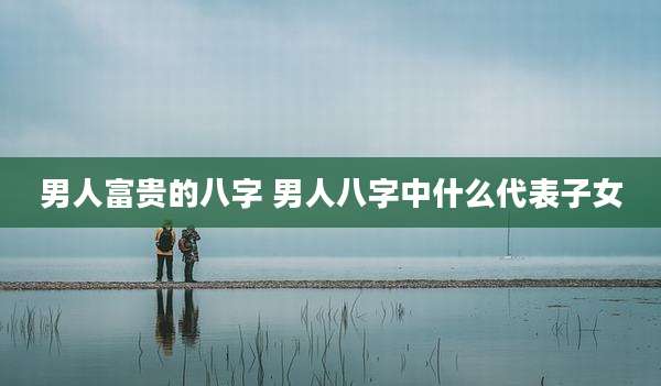男人富贵的八字 男人八字中什么代表子女