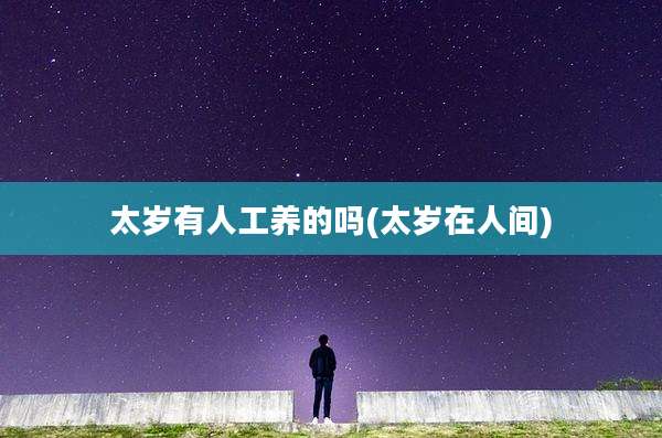 太岁有人工养的吗(太岁在人间)