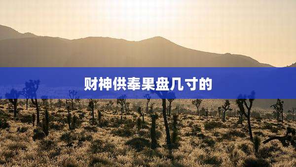 财神供奉果盘几寸的