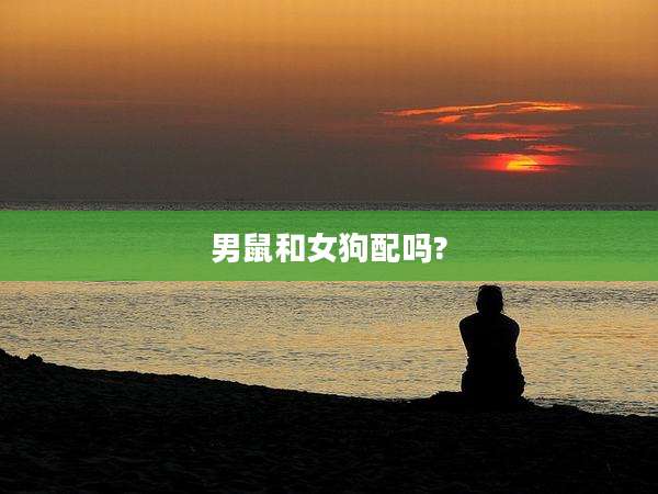 男鼠和女狗配吗?