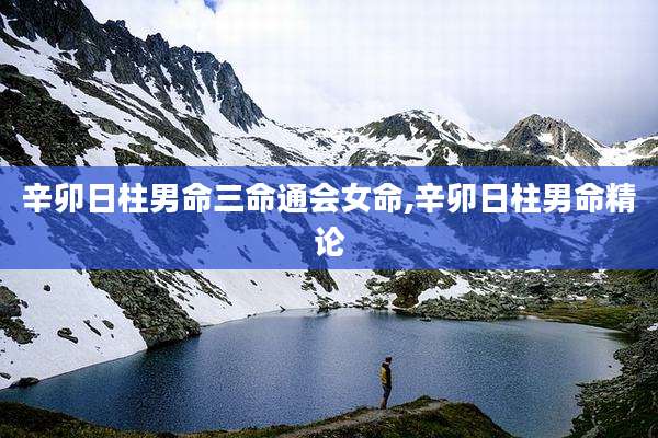 辛卯日柱男命三命通会女命,辛卯日柱男命精论