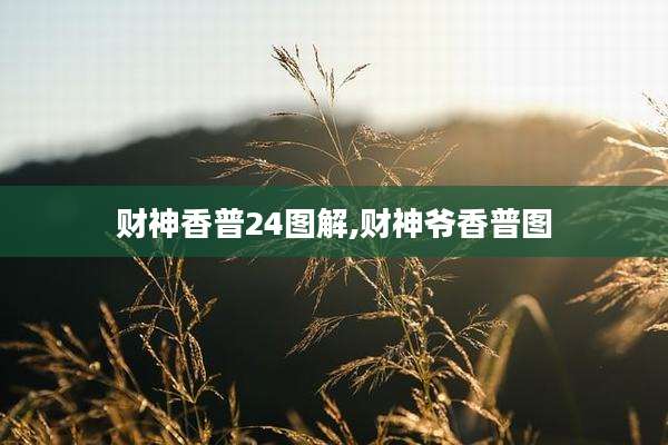 财神香普24图解,财神爷香普图