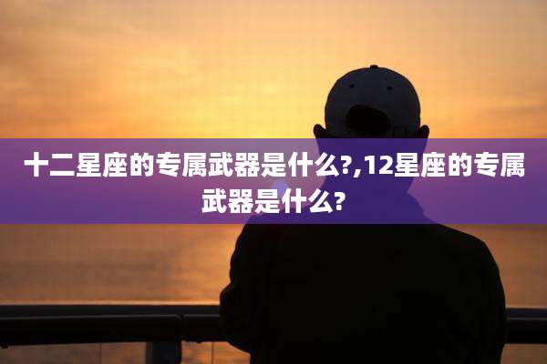 十二星座的专属武器是什么?,12星座的专属武器是什么?