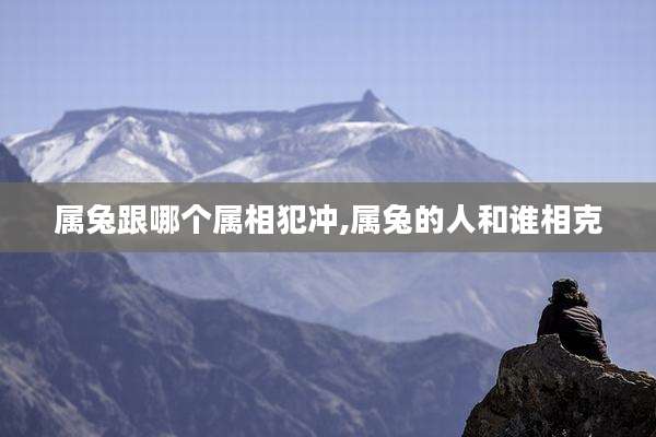 属兔跟哪个属相犯冲,属兔的人和谁相克