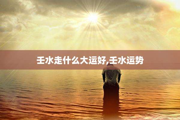 壬水走什么大运好,壬水运势