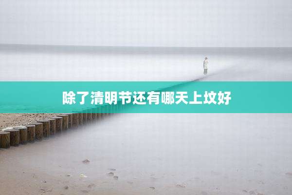 除了清明节还有哪天上坟好