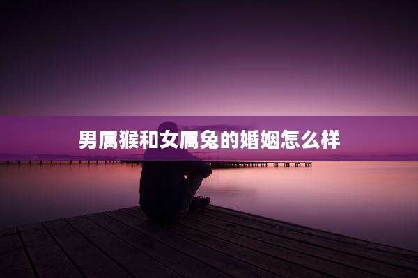 男属猴和女属兔的婚姻怎么样