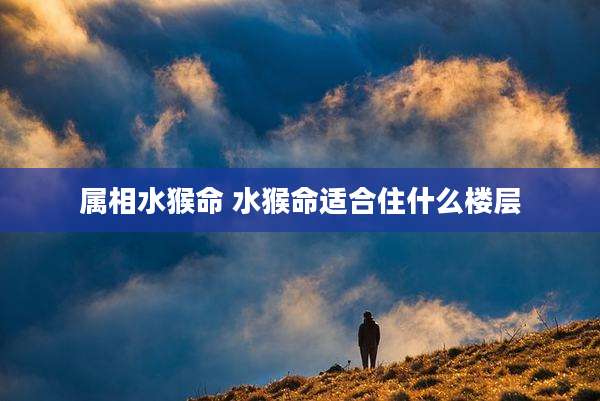 属相水猴命 水猴命适合住什么楼层