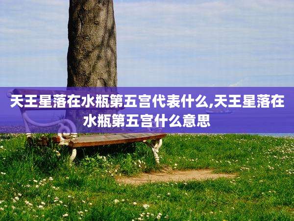 天王星落在水瓶第五宫代表什么,天王星落在水瓶第五宫什么意思