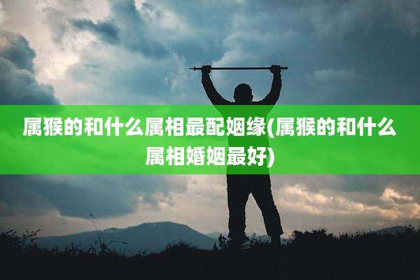 属猴的和什么属相最配姻缘(属猴的和什么属相婚姻最好)