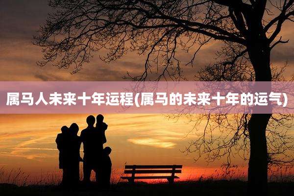 属马人未来十年运程(属马的未来十年的运气)