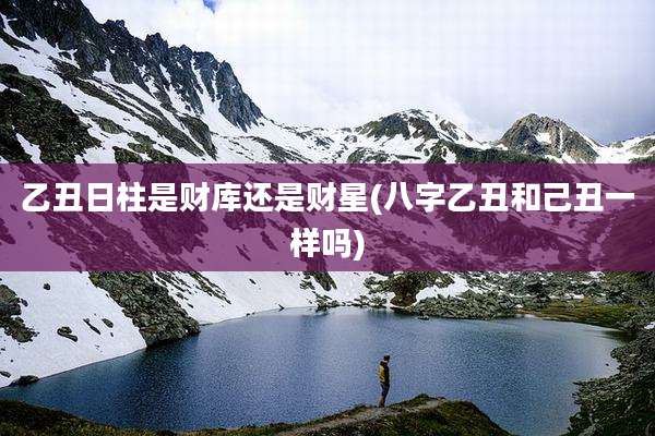 乙丑日柱是财库还是财星(八字乙丑和己丑一样吗)
