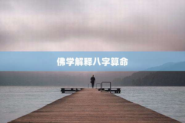佛学解释八字算命