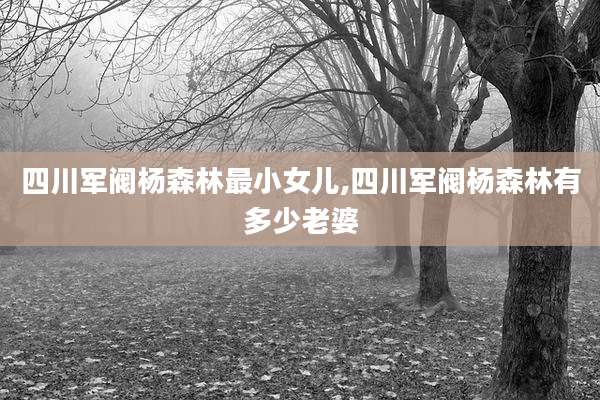 四川军阀杨森林最小女儿,四川军阀杨森林有多少老婆