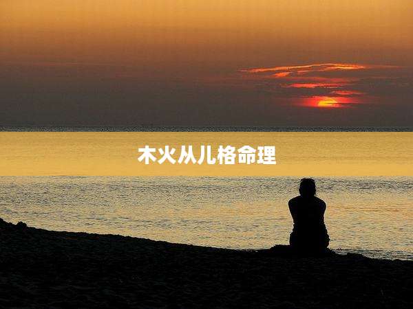 木火从儿格命理