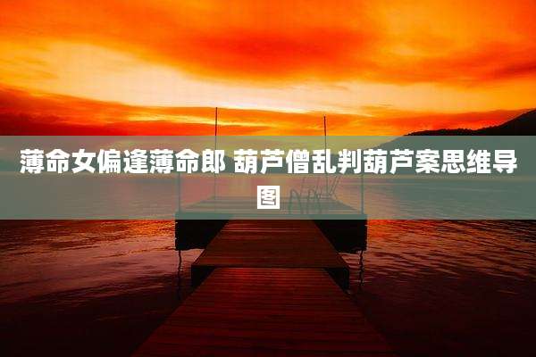 薄命女偏逢薄命郎 葫芦僧乱判葫芦案思维导图