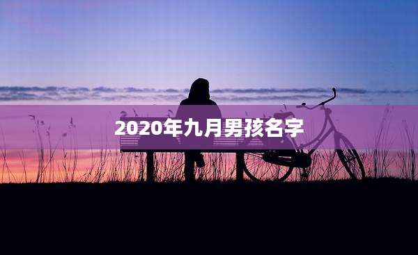 2020年九月男孩名字