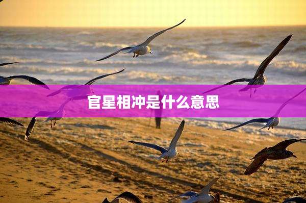 官星相冲是什么意思