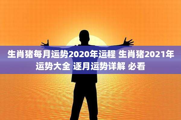 生肖猪每月运势2020年运程 生肖猪2021年运势大全 逐月运势详解 必看