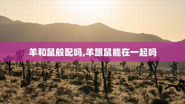 羊和鼠般配吗,羊跟鼠能在一起吗