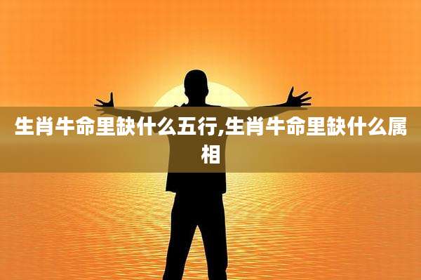 生肖牛命里缺什么五行,生肖牛命里缺什么属相
