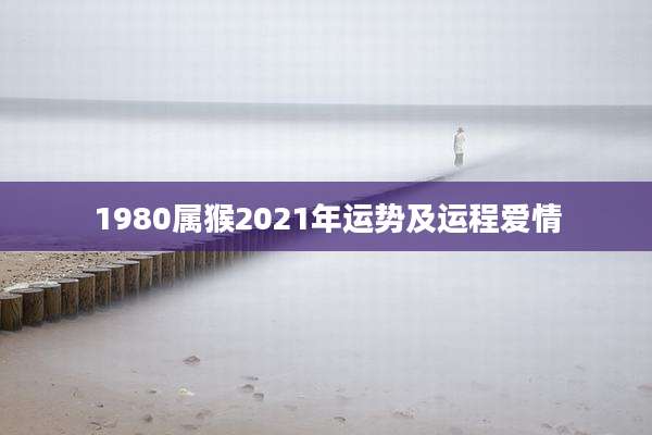 1980属猴2021年运势及运程爱情