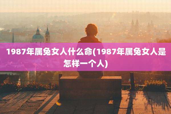 1987年属兔女人什么命(1987年属兔女人是怎样一个人)