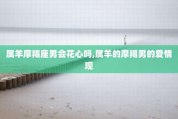 属羊摩羯座男会花心吗,属羊的摩羯男的爱情观