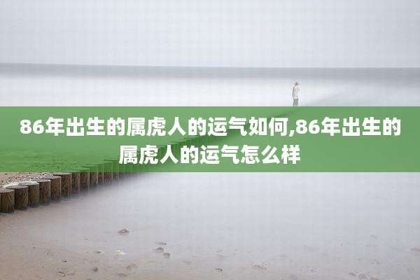 86年出生的属虎人的运气如何,86年出生的属虎人的运气怎么样