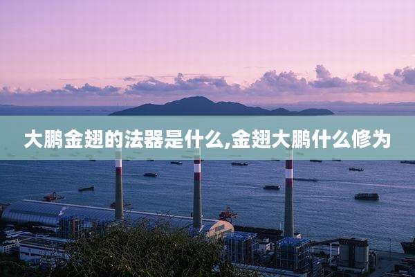 大鹏金翅的法器是什么,金翅大鹏什么修为