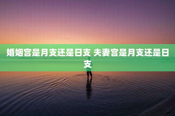 婚姻宫是月支还是日支 夫妻宫是月支还是日支