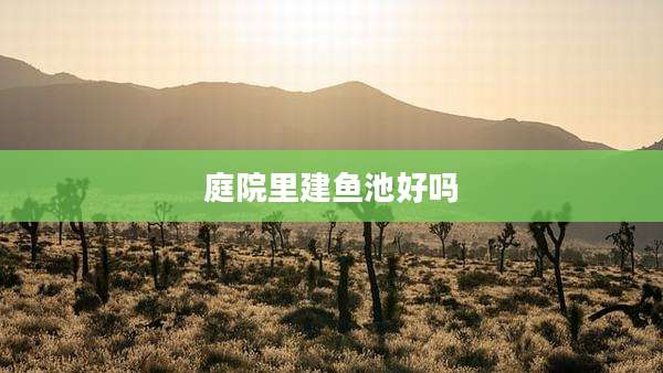 庭院里建鱼池好吗