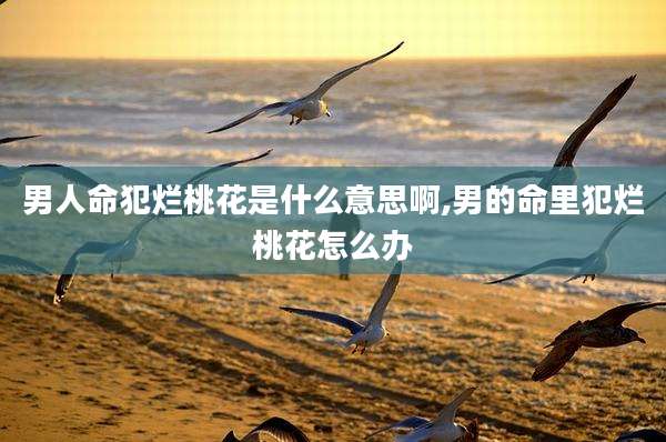 男人命犯烂桃花是什么意思啊,男的命里犯烂桃花怎么办